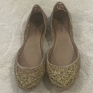 Melissa+ campana gold shoes